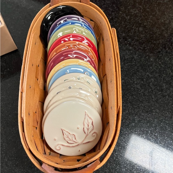 Longaberger pottery coasters - Picture 7 of 7